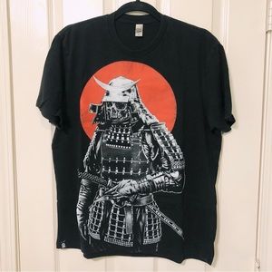 Design By Hümans Samurai T-Shirt, Men's Large, Black